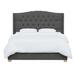 Birch Lane™ Amery Tufted Upholstered Low Profile Standard Bed Polyester in Black | King | Wayfair 55F07F6105954A8A9E8DD7F9B45F3086