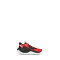 UNDER ARMOUR Scarpa basket uomo nera/rossa in pelle