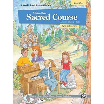 Alfreds Basic AllInOne Sacred Course Bk Lesson Theory Solo