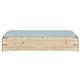 Pack 2 lits empilables et 2 matelas bois massif 90x190 cm