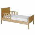 Lit enfant avec matelas bois massif bois 70x140 cm