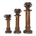 Elephant Pillar Centerpiece Set of 3