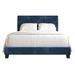 CraftPorch Elegant and Chic Velvet Upholstered Bed