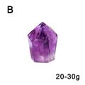 Natural Amethyst quartz Purple Crystal Point Wand Tower Obelisk Healing. T2I7