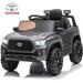 12V Ride On Truck Toyota Tacoma Electric Car for Girls Boys Kids Ride on Cars with Remote Control LED Lights MP3 Player and Horn Battery Operated Cars for Kids Gray LJ1150