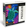 Lantern Press 1000 Piece Jigsaw Puzzle Ocean City New Jersey Turtle Lush Environment