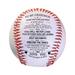 Prolriy Desktop Ornament Clearance Motivational Baseball to My Grandson You Will Never Lose Personalized Printed Baseballs for Players From Grandparents/Dad Graduation Birthday White