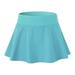 Outfmvch Womens Dresses Blue Dress Women Shorts Fashion Tennis Pants Fold Sports Running Golf Plus Size Skrit Midi Skirt Blue Xl