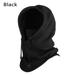 Men and Women Neck Warmer Mask Hat Thermal Fleece Ski Face Mask Winter Warm Hat Tactical Balaclava BLACK