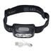 LED Headlamp Multifunctional Adjustable Angle Waterproof USB Charging Motion Sensor Portable Head Flashlight