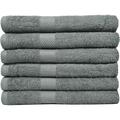 Premium Hair Towels - 100% Cotton (20X40 Inches - Grey) Pack Of 12 - Ring Spun Cotton Salon Towels Quick Dry Ultra Absorbent Towel For Home Hotel Bathroom Spa Beauty & Hair Care