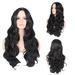 wigs human hair Black wig Black Medium Long Curly Female Long Hair Big Wavy Curly Hair Foreign Trade Border European and American Star Wig