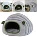 Pet Cat Sleeping Bag Cute Cat Cave Bed Hideaway for Indoor Cats Washable Soft Warming Durable Fabric Burrow Napper Pocket Bed Cat Nest Snuggle Sack for Puppy Kitten