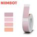 NIIMBOT D11/D110/D101/H1S Label Maker Tape Address Labels Name File Folder Waterproof Sticker Labels 0.55 x 1.18 (14 x 30mm) 210 Labels/Roll Four Pink