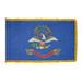 Indoor and Parade Colonial Nyl-Glo North Dakota Flag with Fringe 3 ft. x 5 ft.
