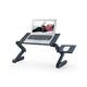 Adjustable Height Laptop Desk Laptop Stand for Bed Portable Lap Desk Foldable Table Workstation Notebook RiserErgonomic Computer Tray Reading Holder Bed Tray Standing Desk