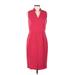 Leslie Fay Casual Dress: Red Dresses - Women's Size 6