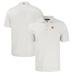 Men's Cutter & Buck White/Gray Clemson Tigers Pike Eco Symmetry Print Stretch Recycled Polo