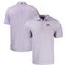 Men's Cutter & Buck Purple/White LSU Tigers Pike Eco Symmetry Print Stretch Recycled Polo