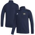 Men's adidas Navy Nashville Predators Raglan Full-Zip Track Jacket