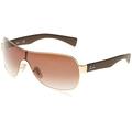 Ray-Ban RB3471 Shield Sunglasses 132 mm, Non-Polarized, Gunmetal/Brown Gradient