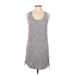 PPLA Clothing Casual Dress - Shift Scoop Neck Sleeveless: Gray Dresses - Women's Size Medium