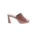 Steve Madden Mule/Clog: Brown Shoes - Women's Size 9 1/2