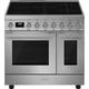 Smeg CPF92IMX Portofino 90cm Induction Range Cooker - Stainless Steel