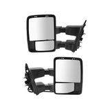 2011-2016 Ford F250 Super Duty Left and Right Door Mirror Set with Caps - Trail Ridge