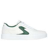 Skechers Women's Eden LX - Vintage Love Sneaker | Size 9.5 | White/Green | Textile/Synthetic | Vegan | Machine Washable