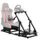 Supllueer Racing Simulator Cockpit,Steering Wheel Stand with 4 Arm fit for Logitech/Thrustmaster G25 G27 G29 G920 G923,Racing Wheel Stand NO Wheel Pedals Seat