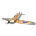 RAF Hurricane Flying balsa Model Airplane, ww2 Scale Construction Aircraft, Free Flight Rubber Powered Micro, History Gift