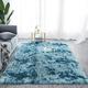 RUGSTORE Homeware Rugs Living Room Large 160x230 Cm - Black Area Rugs for Bedroom - Super Soft Anti Slip Fluffy Shaggy Rug Thick Pile Non Shedding (Teal, 160 X 230 CM)