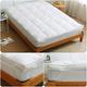 Duck Feather Mattress Topper 7cm Thick Extra Deep Fitted Elastic Corners - Box Stitched Down Proof Bed Mattress Enhancer (Super King - 180cm x 200cm + 7cm)