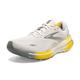 Brooks Men's Adrenaline Gts 23 Sneaker, Multicoloured White Sand Grey Cyber Yellow, 9.5 UK