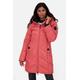 Winterjacke ALIFE & KICKIN "PriskaAK A Puffer Parka Damen Steppjacke, Winterjacke" Gr. XS, rot (astro dust) Damen Jacken Winterjacken