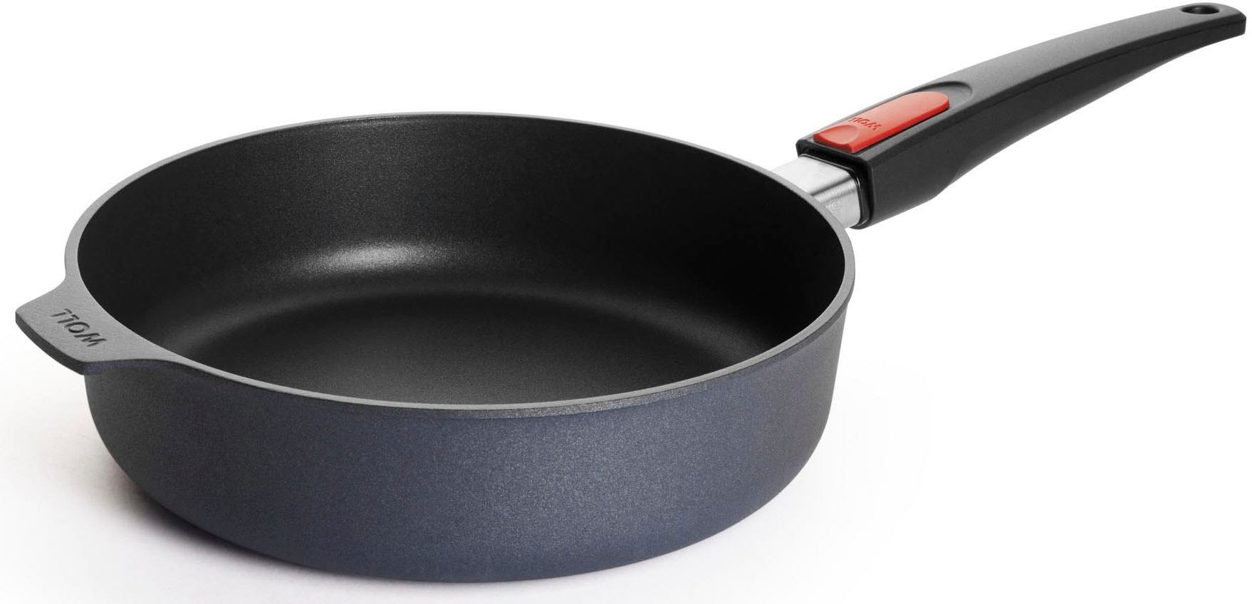 Schmorpfanne WOLL "Diamond Lite", schwarz, H:7cm Ø:24cm, Pfannen, Schmorpfanne, Ø 24 cm, Induktion, Made in Germany Image