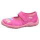 Hausschuh SUPERFIT "BONNY WMS: Mittel" Gr. 23, pink (pink, multi, pegasus) Kinder Schuhe Hausschuhe