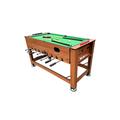 KICK Foosball Tables KICK Dyad 55" 2-in-1 Swivel Multi Game Table-Billiards & Foosball - Home & Game Room Entertainment Manufactured wood/Mdf | Wayfair