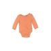 Baby Gap Long Sleeve Onesie: Orange Bottoms - Size 6-12 Month