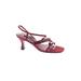 Nina Heels: Burgundy Shoes - Women's Size 6