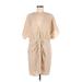 H&M Casual Dress: Ivory Dresses - Women's Size Large