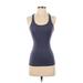 Nike Active Tank Top: Blue Activewear - Women's Size X-Small