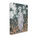 Stupell Industries Graceful Garden Woman Statue Surrounded Flower Blossoms by Hollihocks Art - Wrapped Canvas Painting Canvas in Green | Wayfair