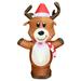 The Holiday Aisle® Reindeer w/ Disco Lights Inflatable in Brown | 41 H x 19.68 W x 23.6 D in | Wayfair 118B1E58B0E040E09BB28AA5DB327919