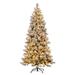 The Holiday Aisle® Vickerman Frosted Scotch Pine Artificial Christmas 144' Lighted Artificial Pine Christmas Tree, Metal in Green/White | Wayfair