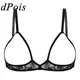 Soutien-gorge en dentelle florale transparente pour femmes soutien-gorge sans fil bretelles