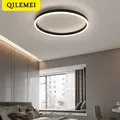 Plafonnier LED rond moderne éclairage intérieur salon chambre à coucher étude surface