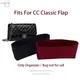 Fits For CC CF Bag Organizer Cosmetic Travel Inner Purse Portable Makeup Bags light slim Nylon