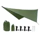 Waterproof Portable Tarp Multifunctional Outdoor Camping Traveling Awning Backpacking Rainfly Tarp